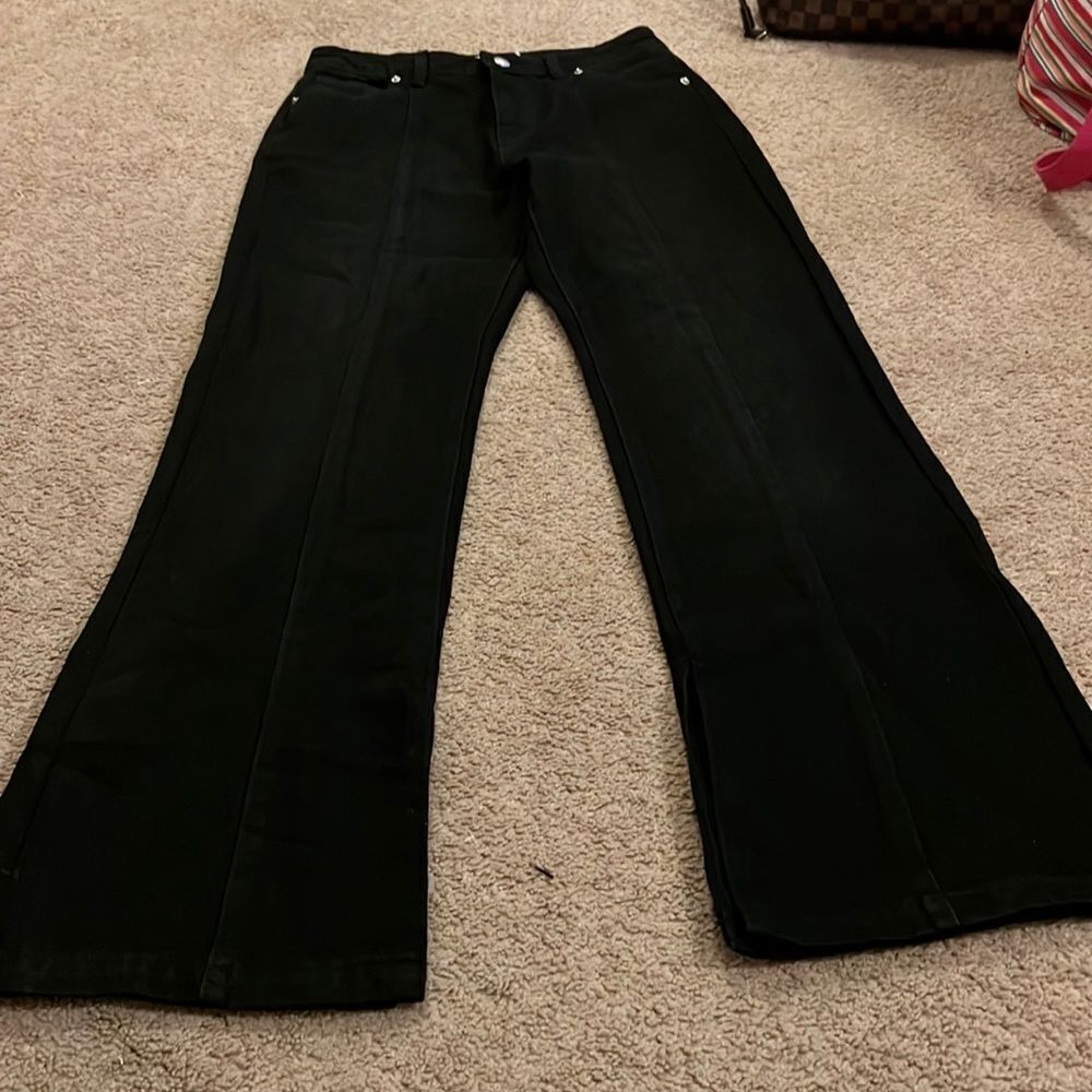 Princess Polly high rise black jeans 4‎